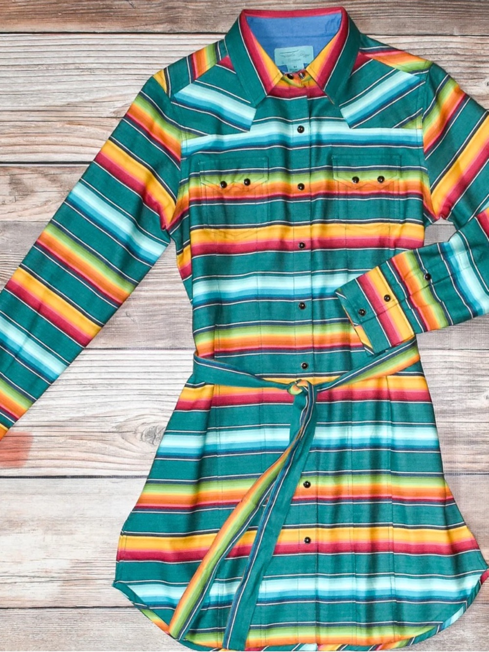 Tasha Polizzi Colt 44 Tunic - Peacock Size S